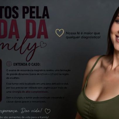 Kamily Geske Padilha busca cirurgia cerebral urgente