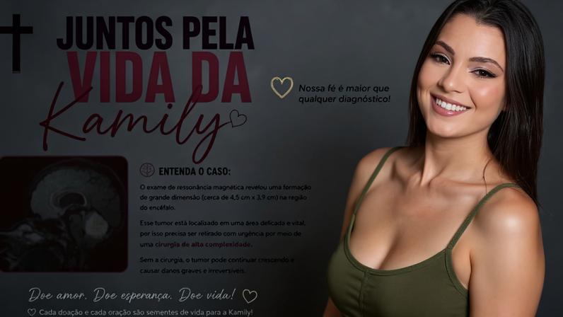 A luta de Kamily Geske Padilha por uma cirurgia cerebral urgente