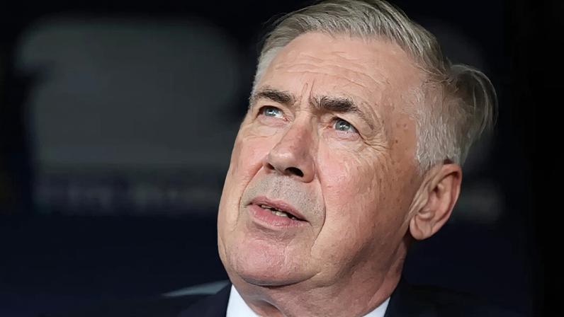 Em 2023, Ancelotti deu chicletes para um torcedor no estádio em Bilbao –