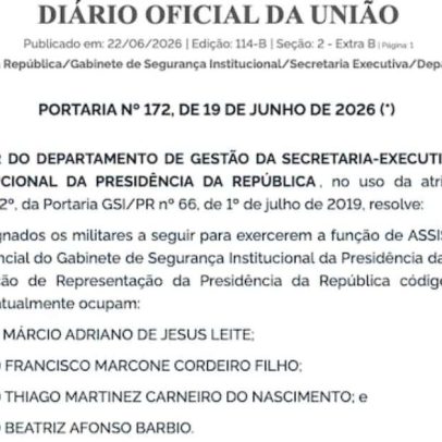 GSI corrige portaria que usava nomes genéricos na segurança presidencial
