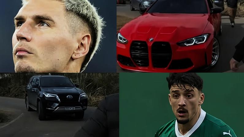 Influenciador flagra: Varela tem um Camaro, enquanto Piquerez tem carro chinês discreto