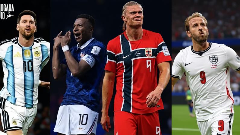 Craques mostram força e brilho na Copa do Mundo
