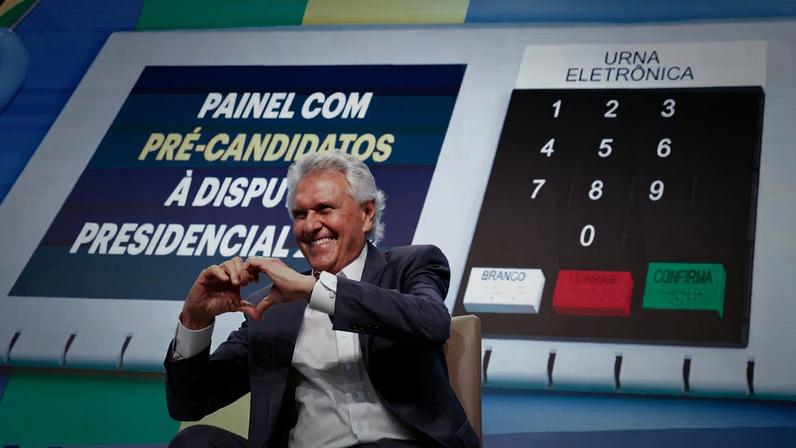 Pré-candidato à Presidência pelo PSD, ex-governador de Goiás Ronaldo Caiado falou sobre pré-candidatura a podcast Foto: Wilton Junior/Estadão