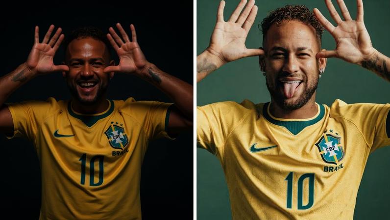 Bate-papo entre Paloma Tocci e o ex-zagueiro Júnior Baiano, que jogou a Copa de 98