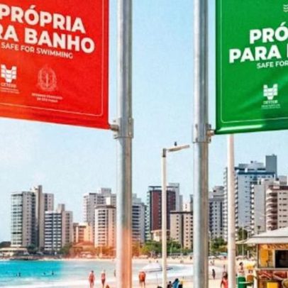 Bandeiras de qualidade das praias do litoral paulista ganham novo layout