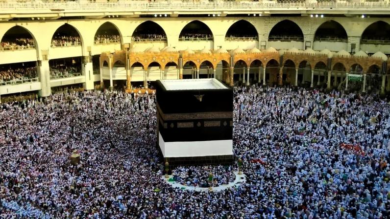 Caaba e a Mesquita de Al-Haram, símbolos centrais do Islã