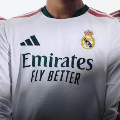 Real Madrid lança novo uniforme com detalhes em verde e rosa