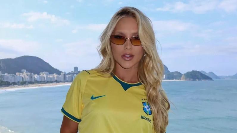 Vini Jr. pediu respeito a Virginia Fonseca após a influenciadora ser alvo de xingamentos durante o amistoso entre Brasil e Panamá