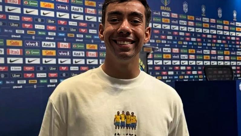 Pedro Cunha, em Cleveland, durante Brasil x Egito –