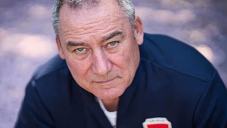 René Meulensteen at home in Cheshire ahead of going to the USA as the assistant manager of Iraq.