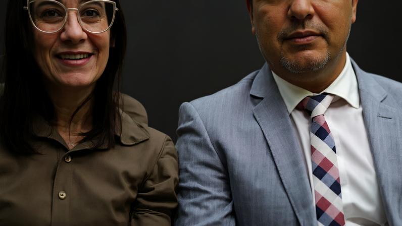 Pastor Pedro Wilson e sua esposa em registro