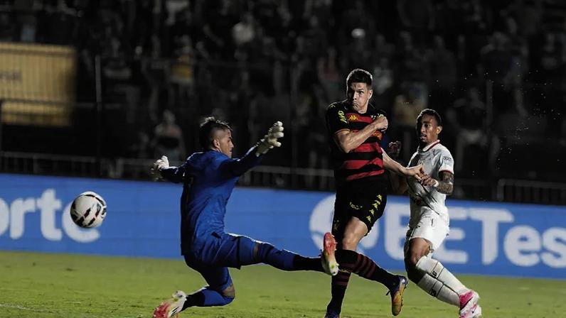 Perotti abre o placar para o Sport no primeiro tempo –