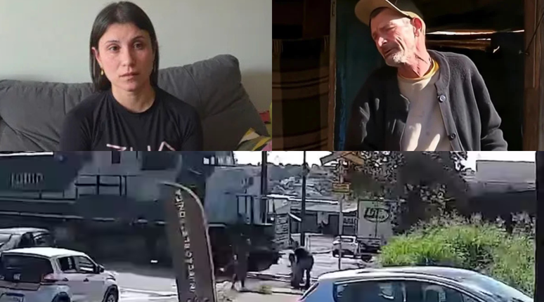 Mulher com medo de trens salva homem dos trilhos e lança vaquinha