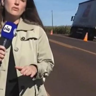 Repórter da Record quase é atropelado ao vivo durante transmissão