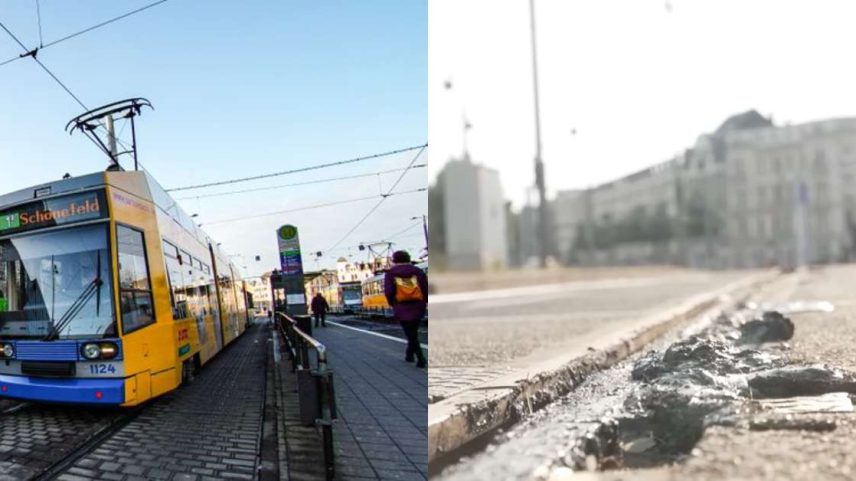 Calor extremo na Alemanha derrete asfalto e atrasa trens em Leipzig