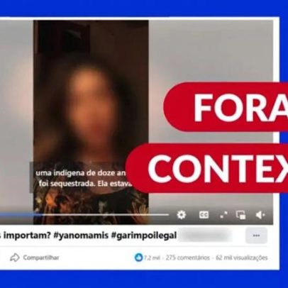Vídeo de relato de violência sexual contra menina Yanomami é de 2022