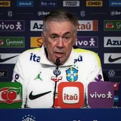 Ancelotti não revela escalação da Seleção, fará testes de opções
