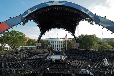 The UFC is hosting a seven-fight card on the South Lawn of the White House on Sunday night.