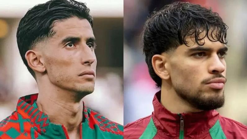 Zagueiro Nayef Aguerd e o atacante Abde Ezzalzouli