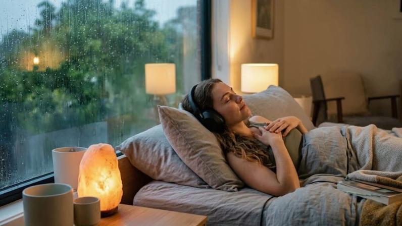 Seu cérebro reconhece sons da natureza como segurança. O relaxamento começa em minutos. (Imagem: Fala Ciência via Gemini)