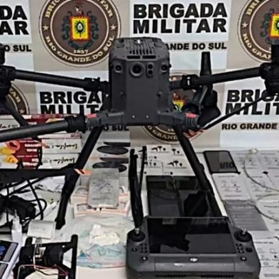 Brigada Militar apreende drones de tecnologia usados no tráfico em Porto Alegre