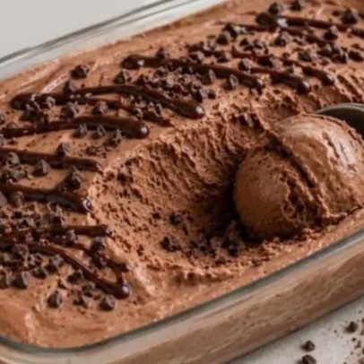 Sorvete de whey protein fica tão cremoso que lembra sorveteria