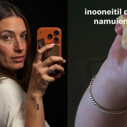 Hailey Bieber mostra o filho provando brigadeiro pela primeira vez