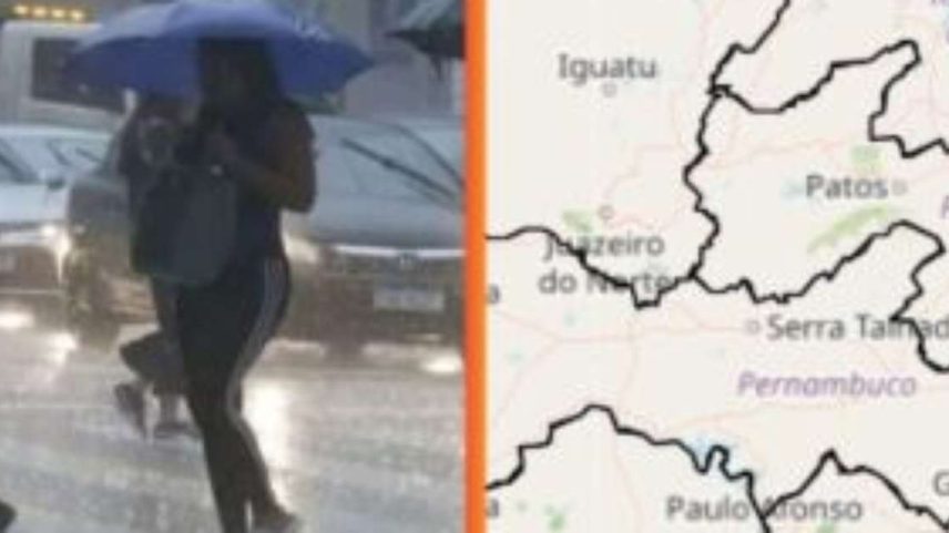 Inmet prevê situação de perigo em quatro estados do Nordeste.