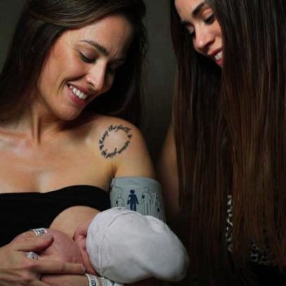 Gabi Luthai e Teo Teló anunciam Lexa como madrinha do filho caçula