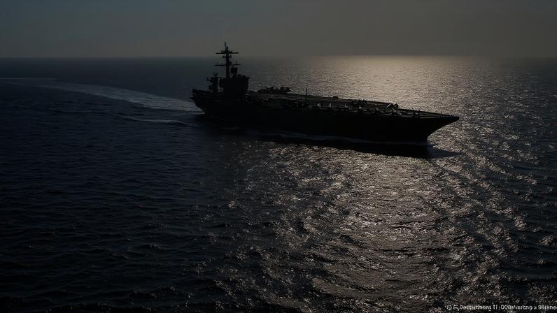 Bloqueio naval dos EUA ao Estreito de Ormuz já dura mais de um mês. — Foto: Foto: U.S. Navy/Planet Pix/ZUMA/picture alliance