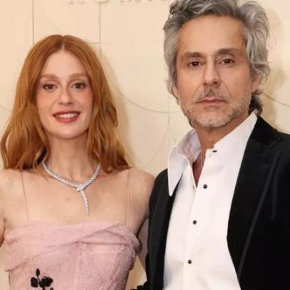 Marina Ruy Barbosa e Alexandre Nero se reencontram em festa de luxo após 12 anos