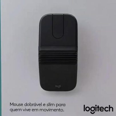 Logitech lança Mobi Fold, mouse que dobra ao meio para caber no bolso