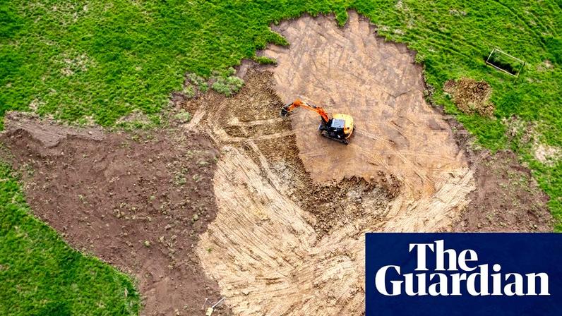 O 'Picasso dos lagos' migrou de campos de golfe para habitats aquáticos