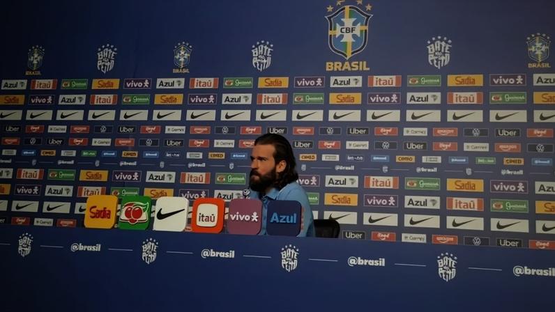 Alisson, goleiro da seleção brasileira