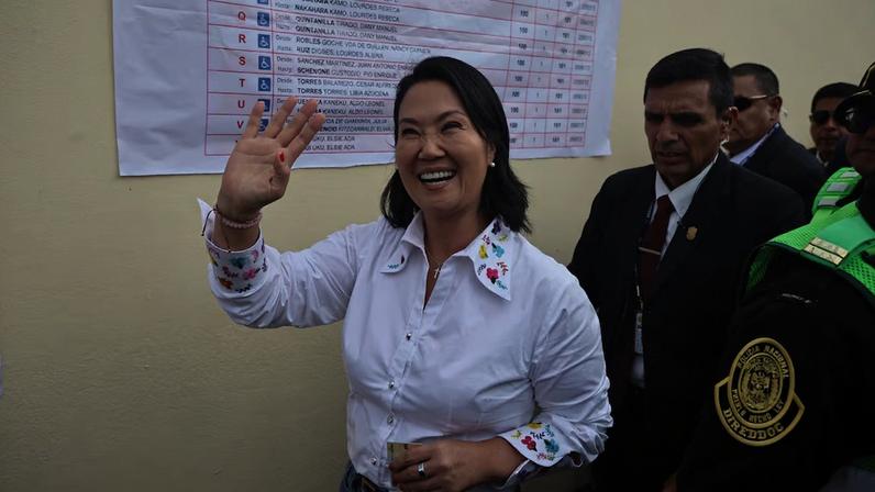 Com 99% dos votos apurados, Fujimori lidera no exterior por cerca de 80 mil votos. (Foto: Sebastian Castaneda/Bloomberg)
