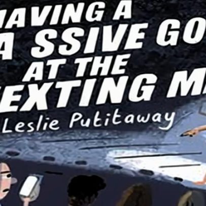 Shouting at the Texting Man vira sucesso no West End, cartoon de Stephen Collins