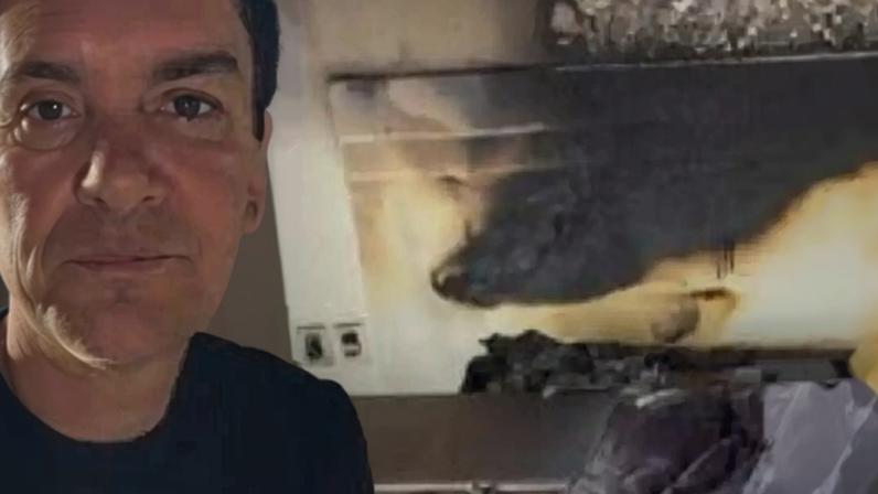 O cantor chorou com o incidente.