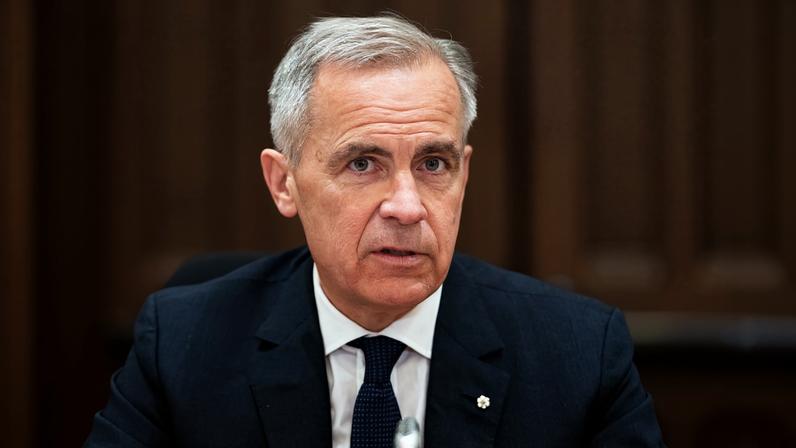 O primeiro-ministro do Canadá, Mark Carney, sente pressão sobre o governo com pedido de separação de Alberta (Foto: EFE/EPA/SPENCER COLBY)