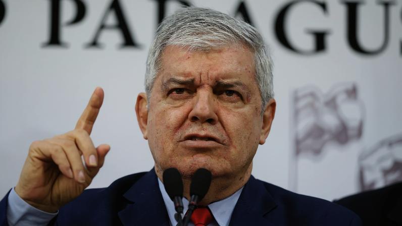 Investigação detalhada pela ministro do Interior do Paraguai, Enrique Riera, aponta modus operandi do PCC em crime (Foto: EFE/ Juan Pablo Pino)