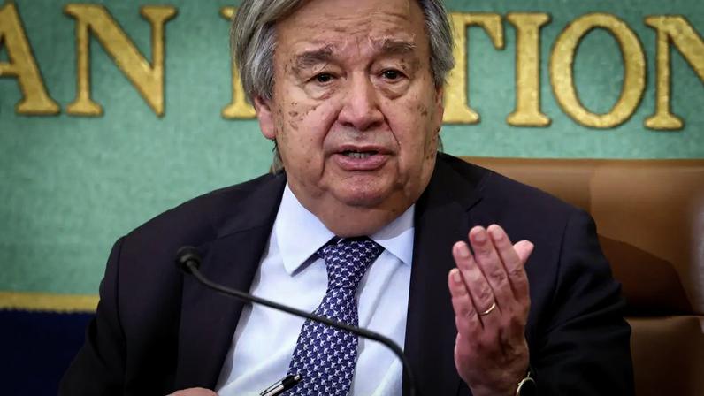 O secretário-geral da ONU, António Guterres