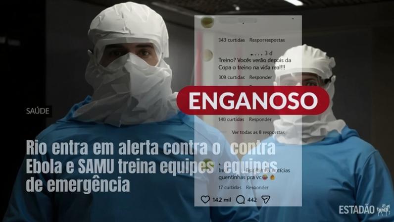 Rio de Janeiro não está em alerta por Ebola; treinamento do SAMU faz parte de plano preventivo