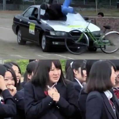 Japão utiliza dublês em escolas para simular atropelamentos e proteger crianças
