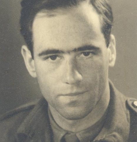 Recruited … Fritz Lustig during his time in military intelligence in the British army, 1940.