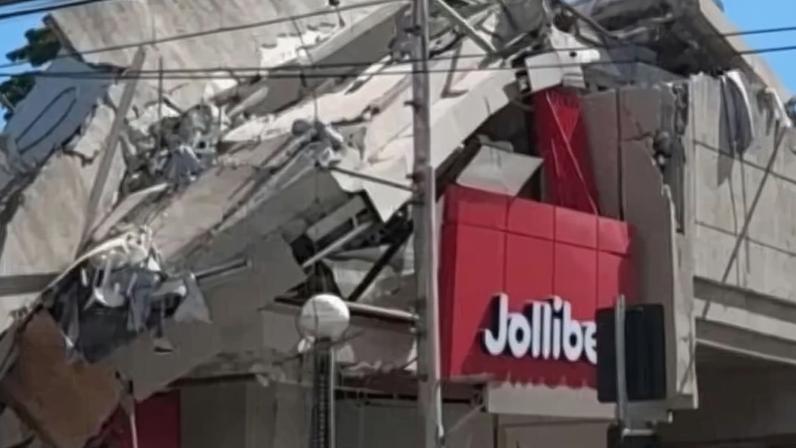 Imagens dos estragos após o terremoto no país. (Foto: Reprodução/YouTube/CNN Brasil)