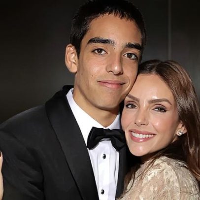 Filho de Kaká aparece ao lado da mãe Carol Celico e lembra o pai