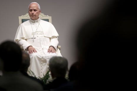 Pope Leo at a meeting with the World Food Programme, in Rome, Italy, on 22 June 2026.