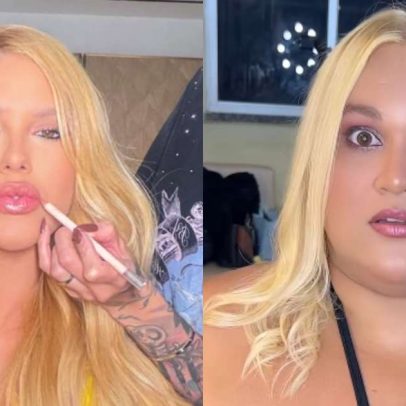 Mulher se inspira em Virginia Fonseca, muda o visual e reação surpreendente