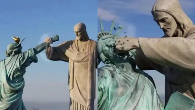 Cristo Redentor em guerra define atual imbecilidade geopolítica