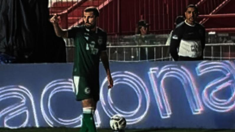Lucas Lima durante partida contra o Náutico.