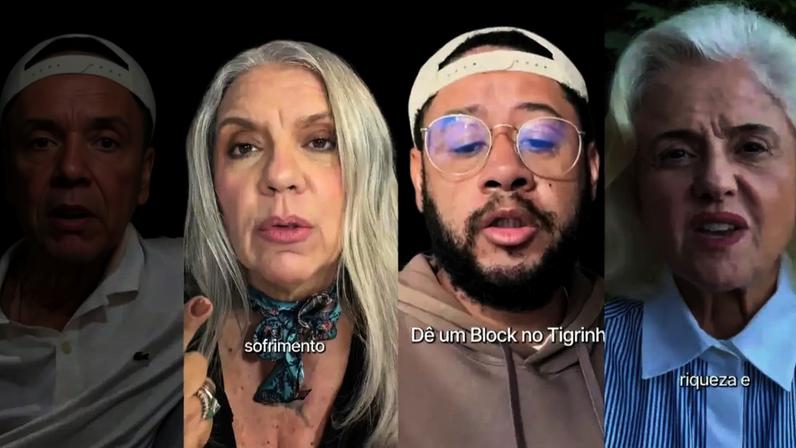 Gilberto Gil, Marieta Severo e outros artistas aderiram à campanha Block no Tigrinho, que alerta para os riscos das bets e do vício em apostas